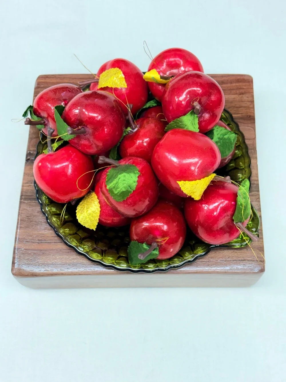 Vintage Red Apple Holiday Craft Ornaments - Lot of 16
